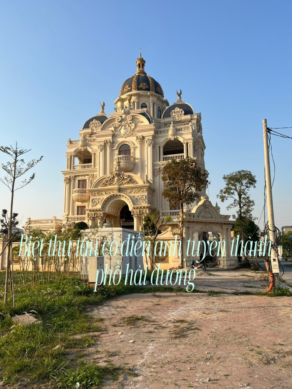 Công trình biệt thự tân cổ điển anh Tuyên – Hải Dương